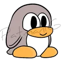 Emoji PingouinGrisPatmanIG