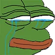 Emoji pepehappycry