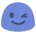 Emoji blurpleblobwink