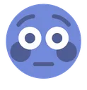 Emoji blurpleflushed