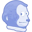 Emoji blurpleignoremonke