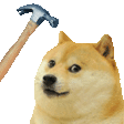Emoji dogemarteau
