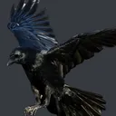 Emoji Corbeau