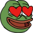 Emoji pepe_hearteyes