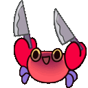 Emoji crab_knife