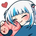 Emoji shark_love