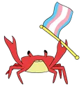 Emoji transrightcrab