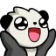 Emoji panda_heureux