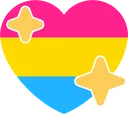 Emoji pansparkleheart