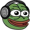 Emoji pepe_headphones