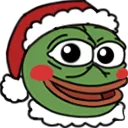 Emoji pepe_santa