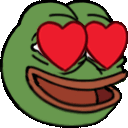 Emoji pepe_hearteyes