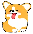 Emoji 8667corgitongue