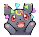 Emoji UmbreonParty