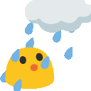 Emoji blobenjoyrain
