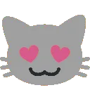 Emoji KITTYgraykittyinlove