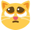 Emoji e_Pleading_cat