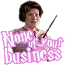 Emoji notyourbusiness