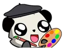 Emoji paintingpanda