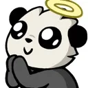 Emoji panda_ange