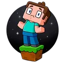 Emoji steve_sur_un_skyblock