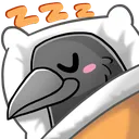 Emoji sleepbird