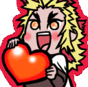 Emoji rengoku_heart