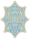 Emoji Cerf_Turquoise