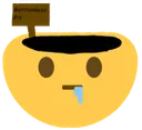 Emoji 8964brainless