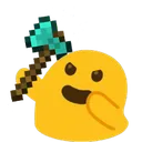 Emoji 5005blobdiamondaxe