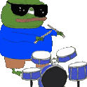 Emoji 7958pepedrums
