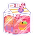 Emoji peach_milk
