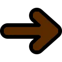 Emoji arrowbrown