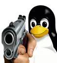 Emoji tuxgun