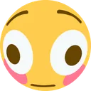Emoji rougissant