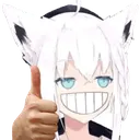 Emoji 9598shirakamifubukithumbsup