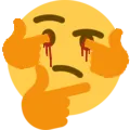 Emoji 8368literalpainthink