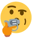 Emoji mouthgun