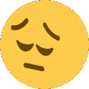 Emoji pensiveNon