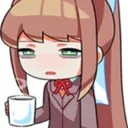 Emoji DDLC_MonikaBored