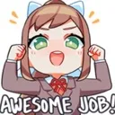 Emoji DDLC_MonikaAwesome