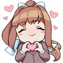 Emoji DDLC_MonikaLove