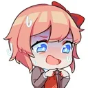 Emoji DDLC_SayoriStress