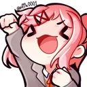 Emoji DDLC_NatsukiExciting