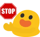 Emoji blob_stop