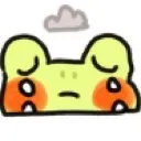 Emoji saddayfrog