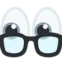 Emoji eyesglasses