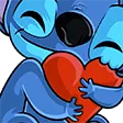 Emoji stitchcoeurcalin