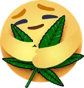 Emoji 8ReactLoveWeed