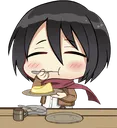 Emoji mikasa_1
